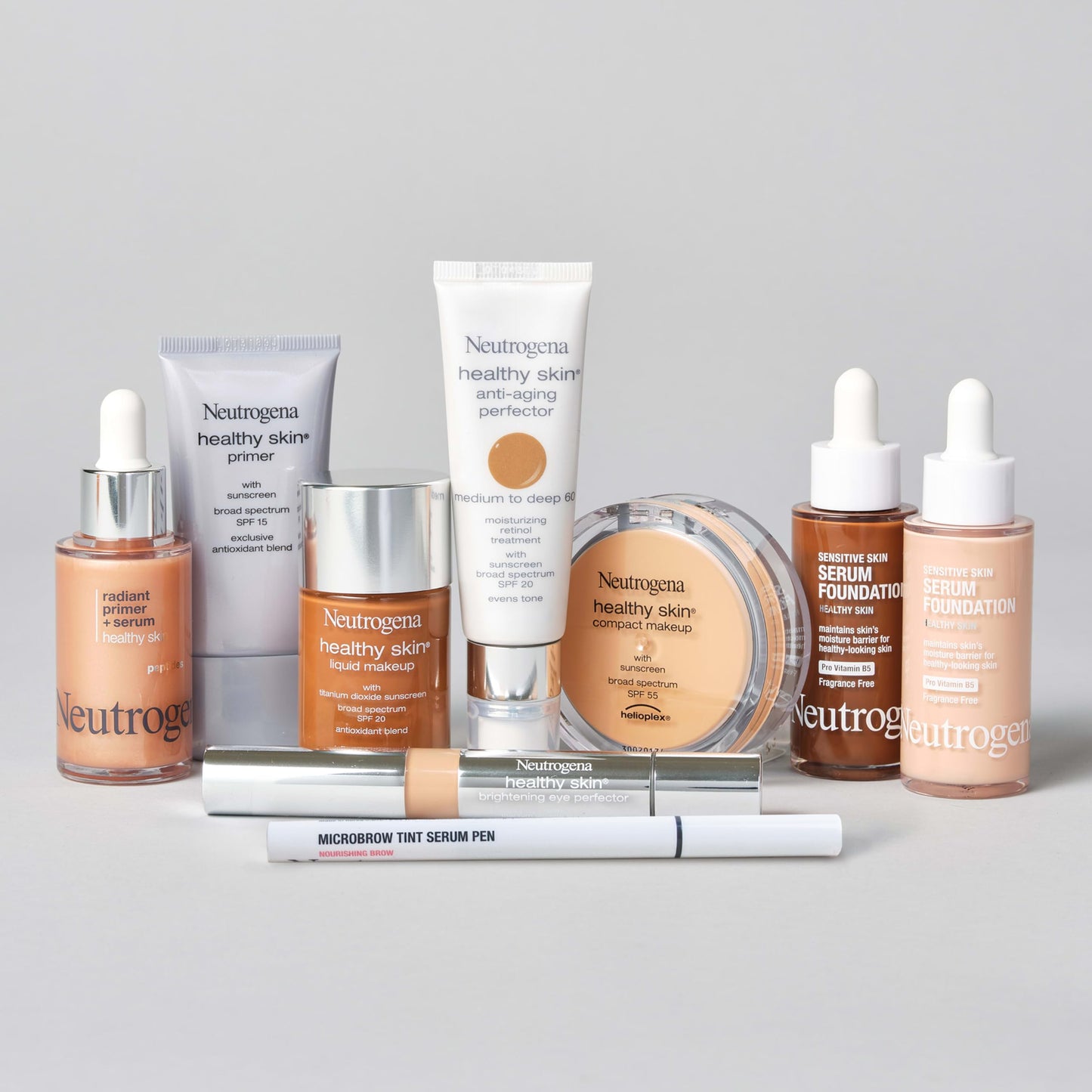Neutrogena Microbrow Tint Serum Pen, Precision Tipped Tinted Eyebrow Pen with Panthenol to Nourish & Condition Brows, Helps Create Fuller, Natural-Looking Brows, Medium Brown, 0.016 Fl. Oz