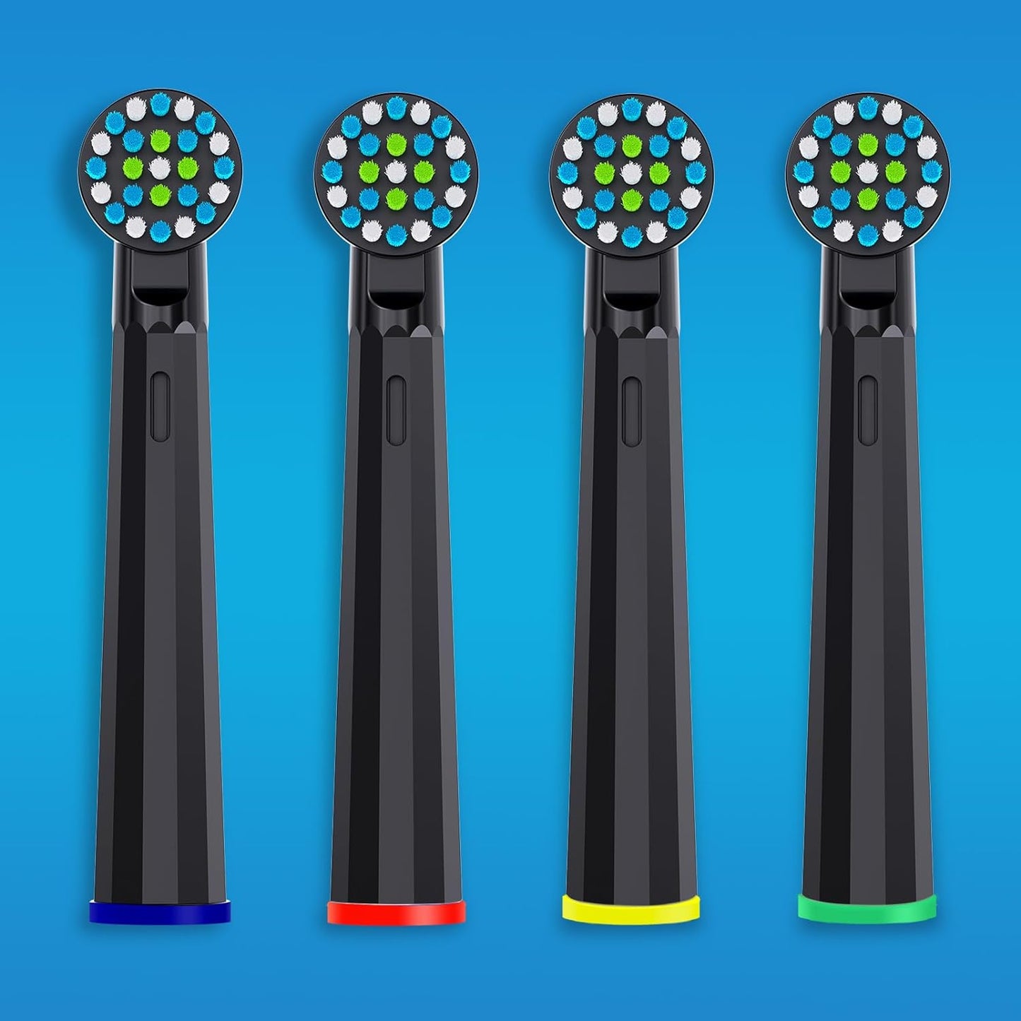 Replacement Electric Toothbrush Heads - 8-Pack Compatible with Oral-B Pro 1000 & Genius X | Medium-Soft Bristles for Gentle Deep Clean