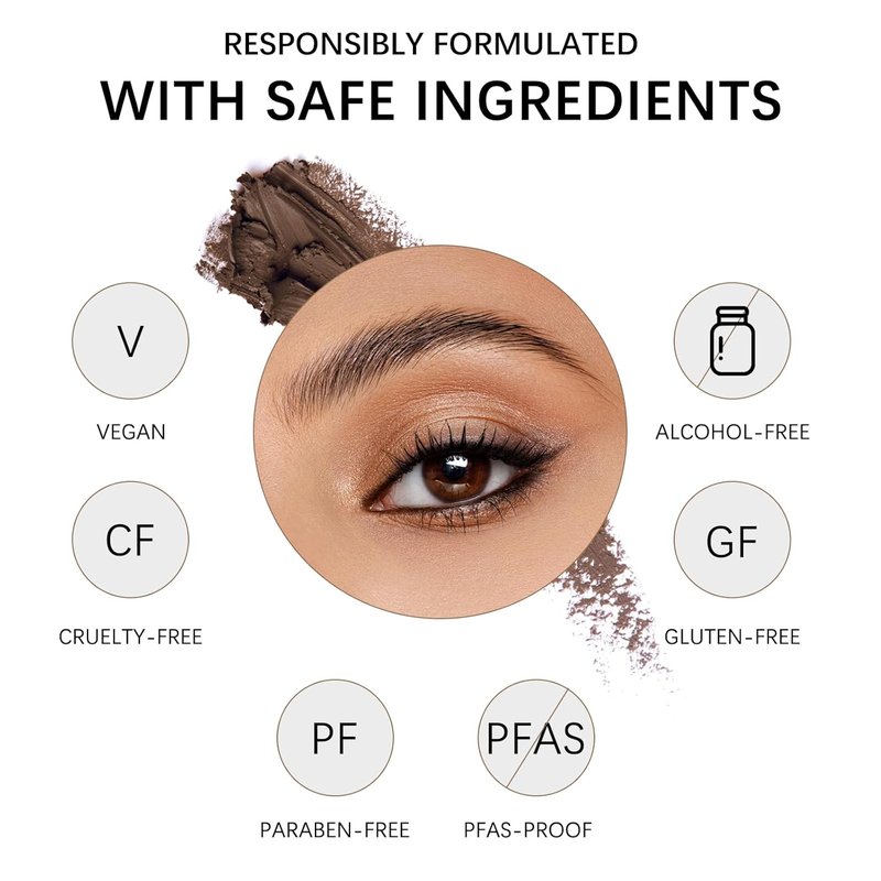 Microblading Eyebrow Pencil - Retractable Definer with Angled Precision Tip | Long-Lasting Waterproof, 0.1MM Ultra Slim, Deep Brown