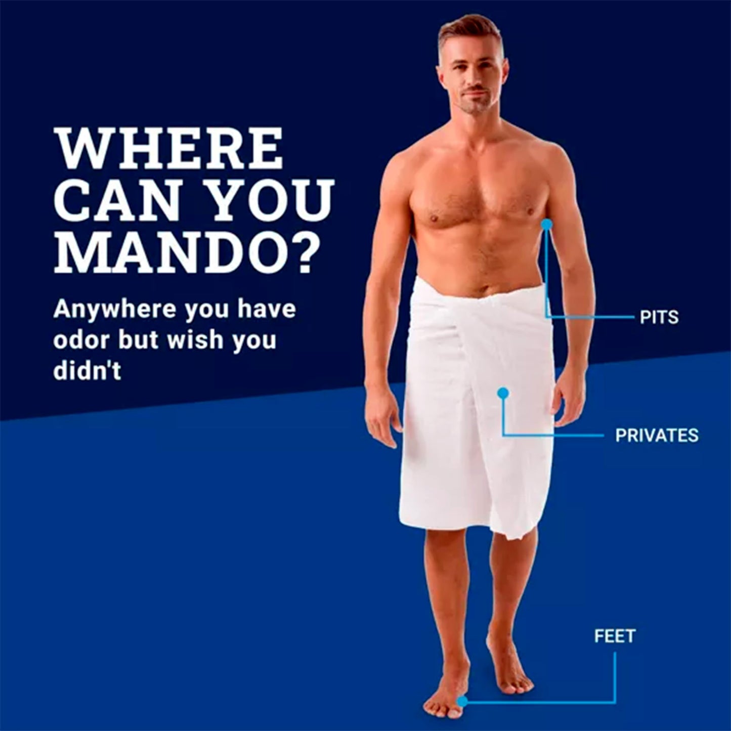 Mando Whole Body Deodorant - Men's Aluminum-Free Invisible Cream Deodorant - Cedar Grove - 3.0 Oz - Pack Of 01