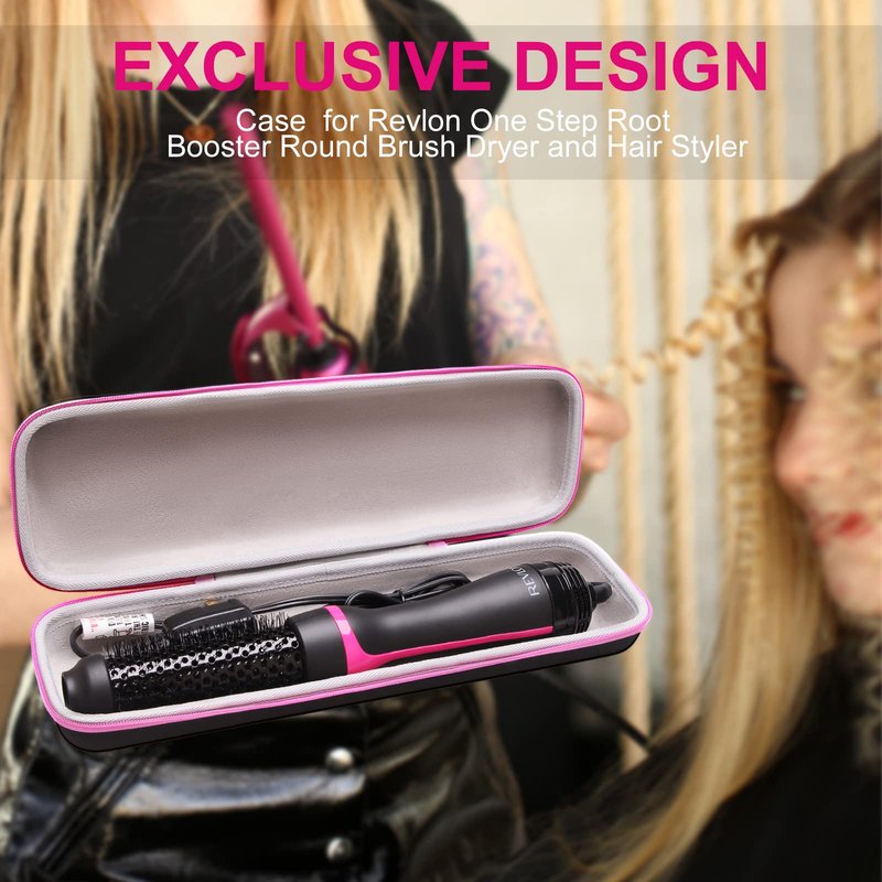 LTGEM EVA Hard Case for Revlon One Step Root Booster Round Brush Dryer and Hair Styler - Travel Protective Carrying Storage Bag