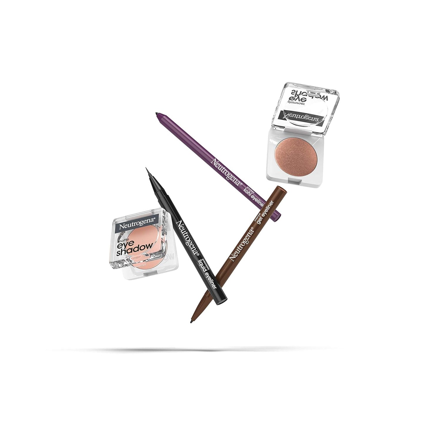 Neutrogena Smokey Kohl Eyeliner - Water-Resistant, Smooth-Gliding Makeup | Jet Black, 0.014 oz