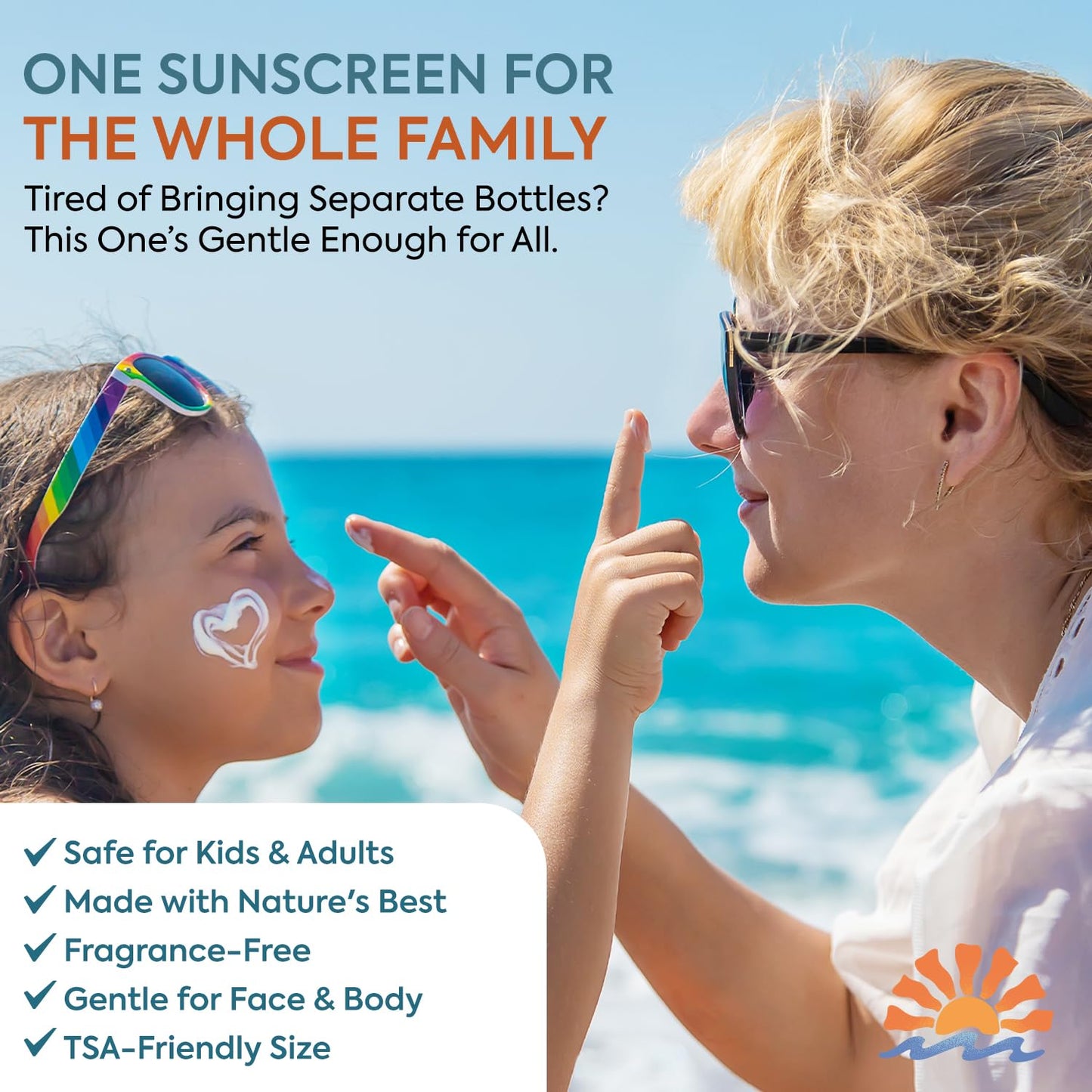 Beef Tallow Sunscreen with Zinc Oxide: Natural Non-Toxic SPF 50 Tallow Sunblock Cream for Face & Body - with 10 Food-Grade Botanical Extracts (SPF 50 (Pack of 2))