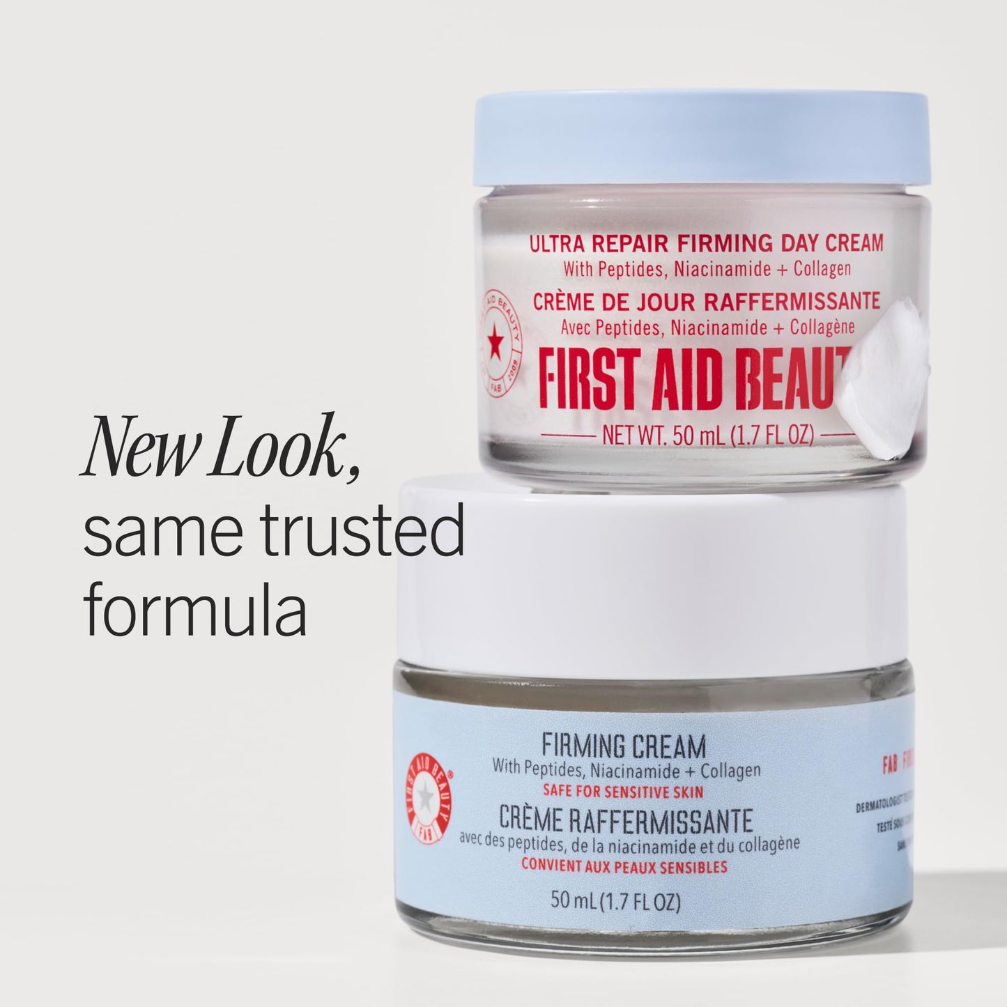 First Aid Beauty - Ultra Repair Hydra-Firm Night Cream, Hydrating Night Repair Skin Cream, Visibly Combat Signs of Aging, Deeply Rich & Buttery Texture, Alcohol Free, Sensitive Skin Safe, 1.7 oz