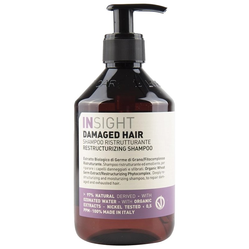 Insight Clean Beauty Moisturizing Shampoo with Organic Macadamia Oil, Hydrating & Vegan, 13.5 fl oz