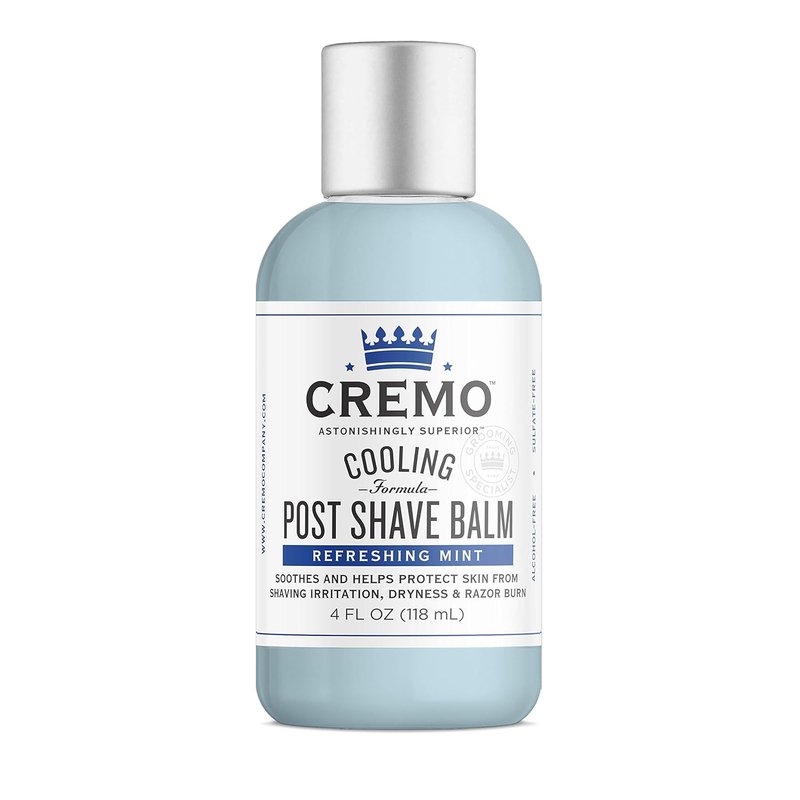 Cremo Cooling Shave Cream & Post Shave Balm - Soothes Razor Burn, 4 Oz | Barber Grade Formula