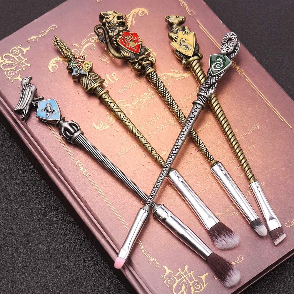 Hary Makeup Brushes Set Gifts Comb Mirror with Gift Box Makeup Brushes Set for Women Pottter Magic Eye Shadow Eyeliner Blending Lip Brush