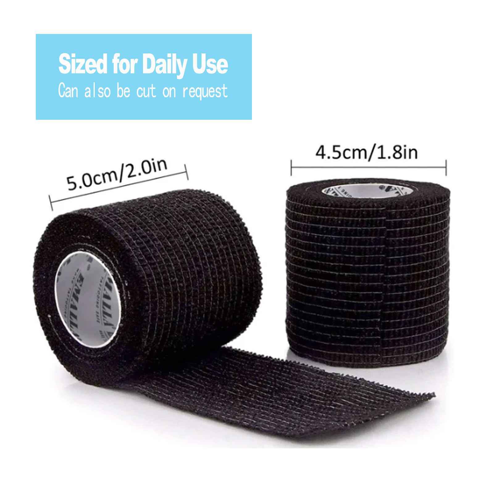 Tattoo Grip Tape - Beoncall 24pcs Self Cohesive Bandage Wrap 2”x 5 Yards Tattoo Gun Wrap Athletic Tape Tattoo Accessories Tattoo Supplies