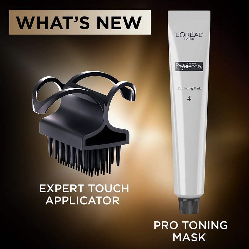L'Oreal Paris Superior Preference Balayage Kit, Hair Dye for At-Home Highlighting with Pro Toning Mask, Light Brown to Brown, 1 Kit