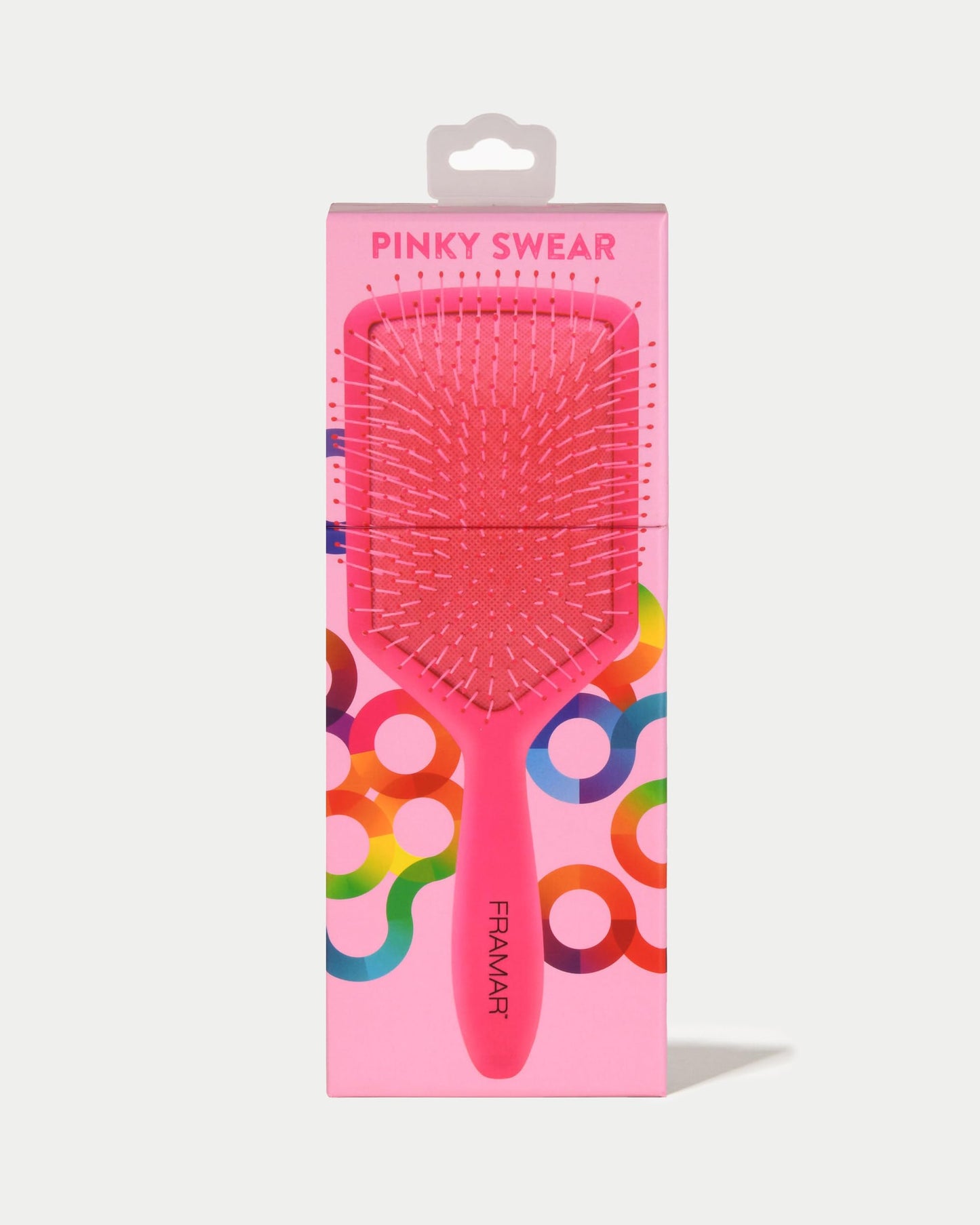 FRAMAR Paddle Hair Brush For Women – Wet Paddle Brush For Thick Hair, Wet Hair Brushes For Women, Pink Hair Brush Detangler – Reduces Breakage