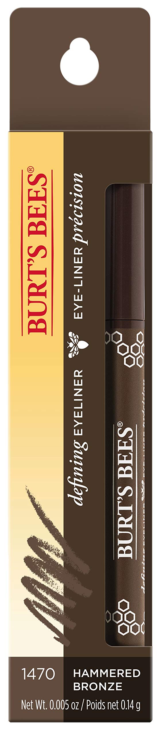 BURTS BEES Hammered Bronze Defining Retractable Eyeliner, 0.14 GR