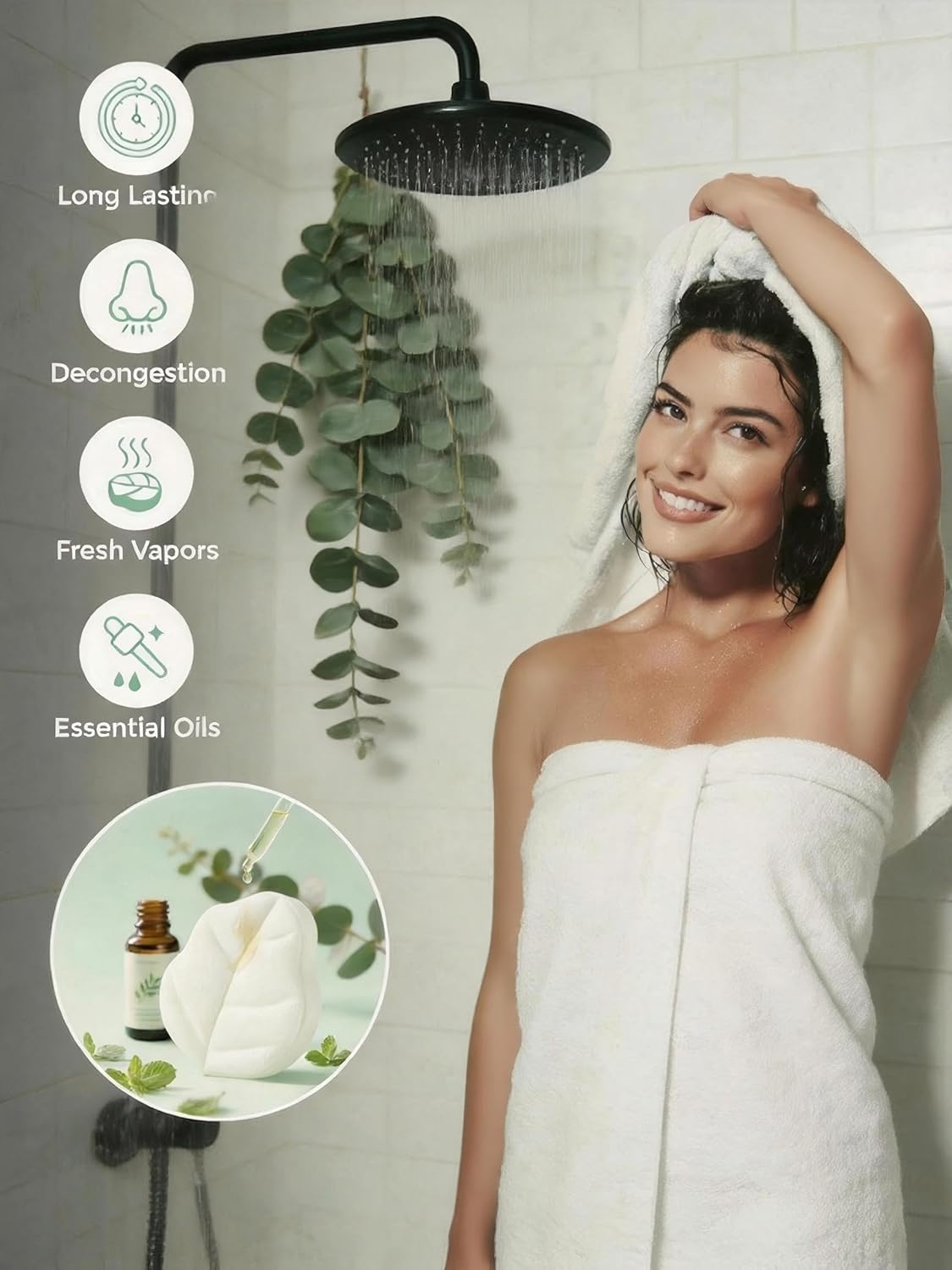Momcozy 14 Pack Shower Steamers | Aromatherapy Self-Care Gift Set with Peppermint & Eucalyptus for Relaxation - Ideal for Mother's Day & Bridal Showers