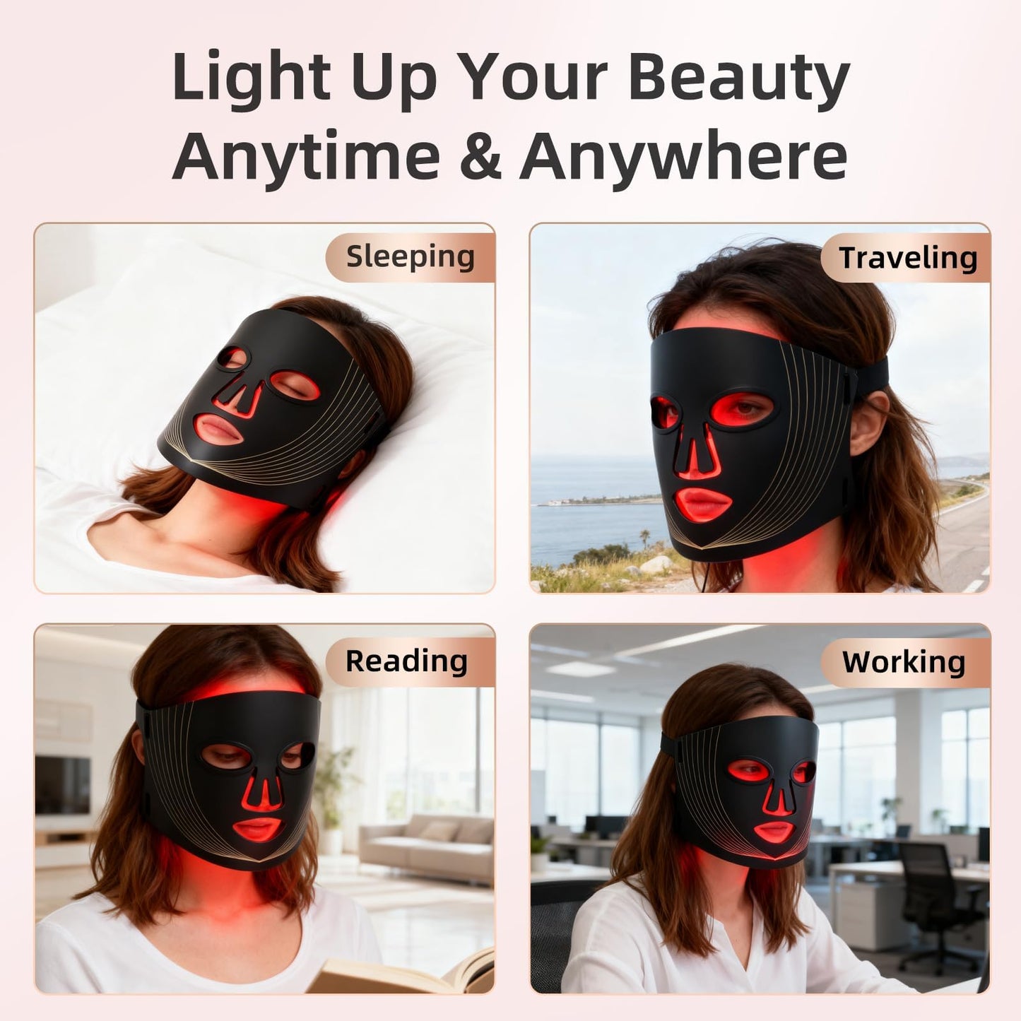 LED Light Therapy mask for face