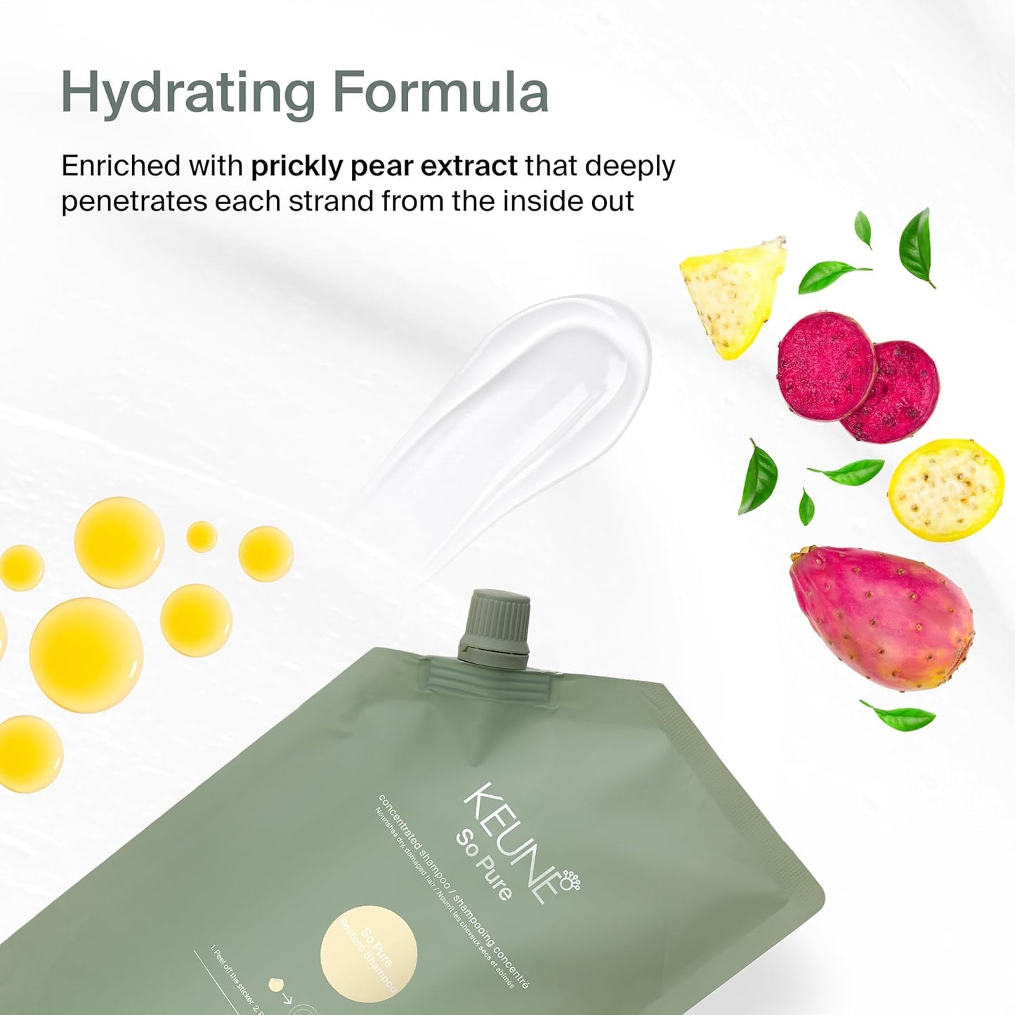 So Pure Restore Shampoo - Nourishing Hair Care Formula | 400ml Refill