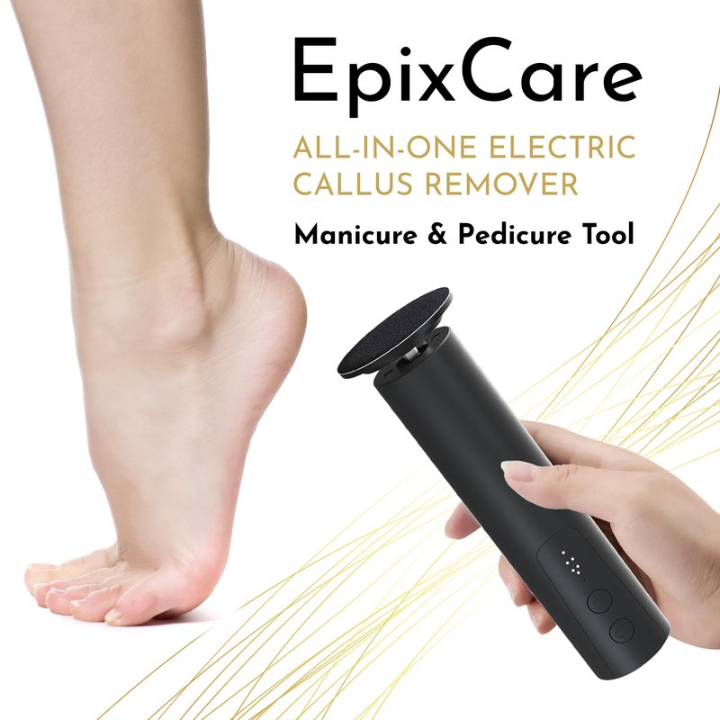 Electric Foot File Callus Remover - Rechargeable Professional Calloused Cracked Feet Sander Buffer Filer Tool - Adjustable Speed Heavy Duty Heel Dead Dry Skin Scrubber Grinder Pedicure Shaver Drill
