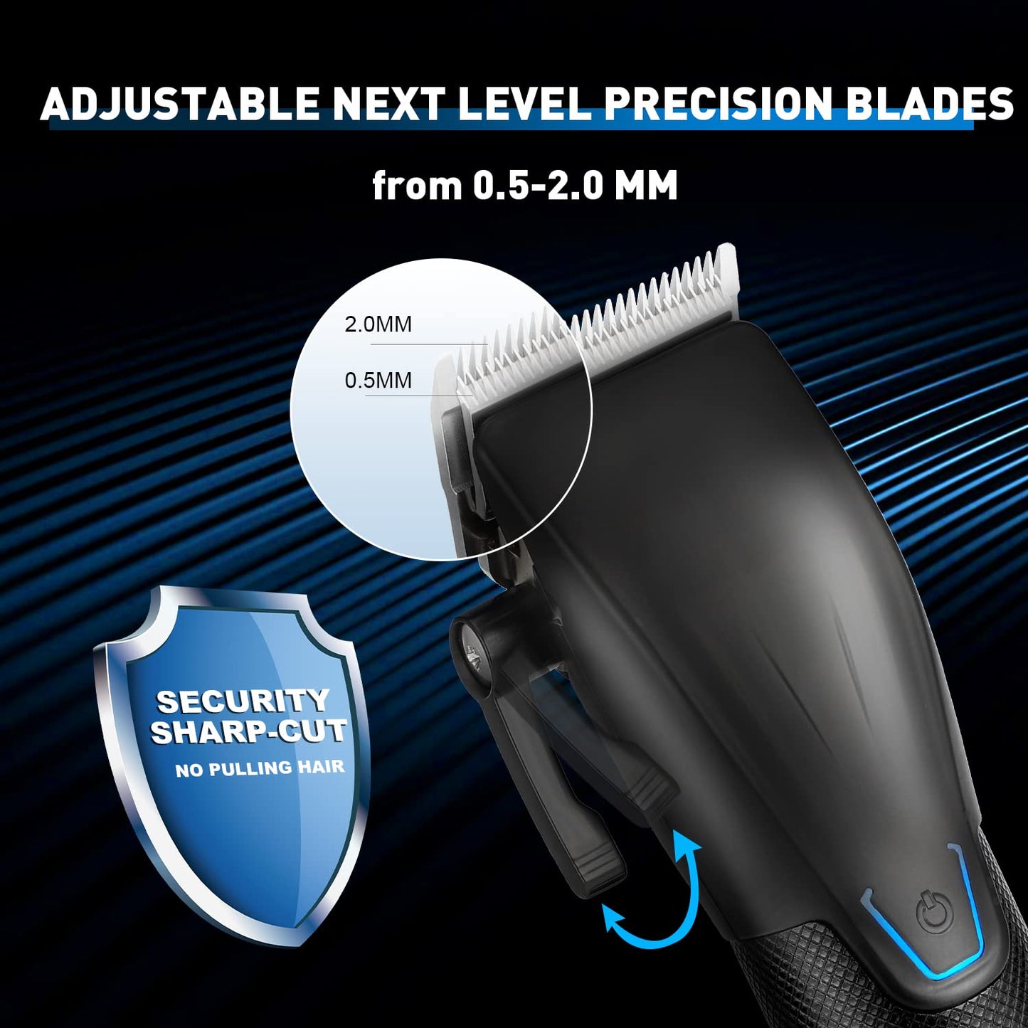 Karrte Professional Hair Clippers and Trimmer Set, 2 in 1 Hair Clippers for Men, Pro Clipper, T-Shaper Trimmer, Cordless Clippers and Grooming Set, Hair Cutting Kit for Gift