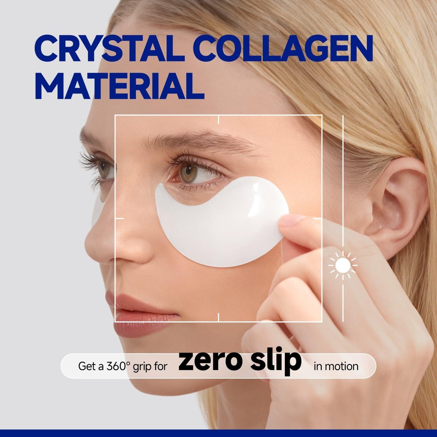 Dr Vincent Peptide Jojoba Under Eye Patches, Collagen Eye Mask Instant Reduces Dark Circles and Puffiness, 60 Firming Undereye Hydrating & Cooling for Bags Treatment, Wrinkles, Vegan, No Fragrance