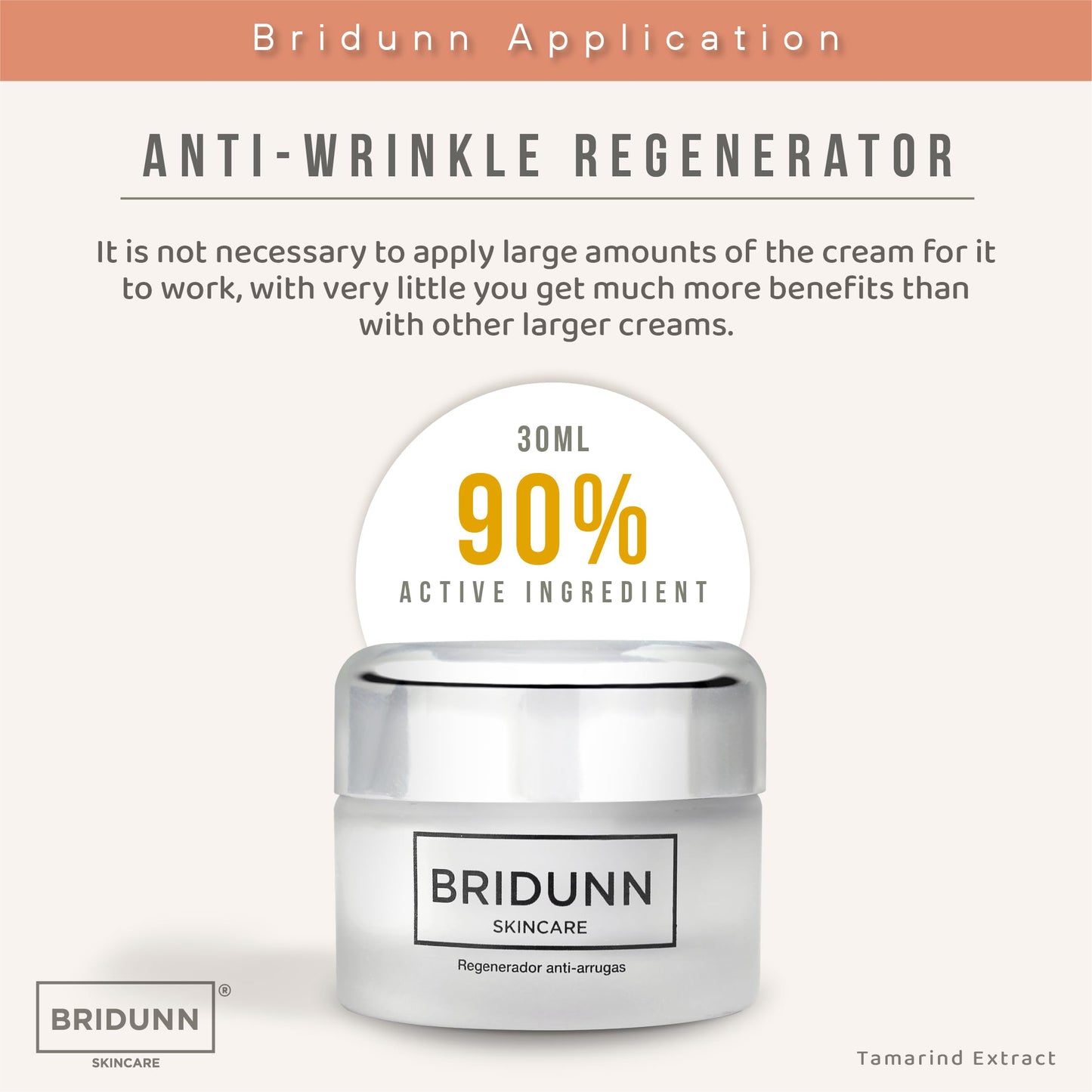 BRIDUNN SKINCARE Anti Wrinkle & Face Tightening Regenerating Face Cream with Natural Ingredients