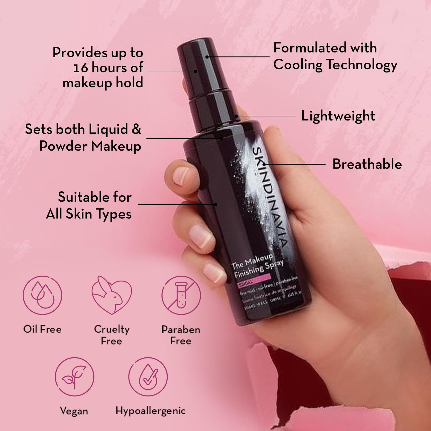Skindinavia The Makeup Finishing Spray, Classic Makeup Setting Spray, 4 oz