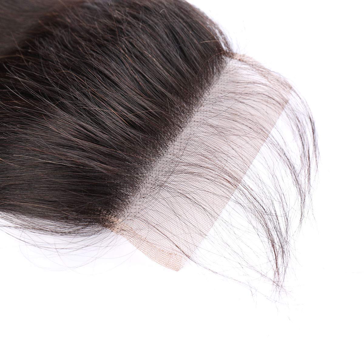 5x5 Transparent Lace Closure Hair Closure Invisible Lace Closure 10A Brazilian Virgin Remy Human Hair Frontal Closure Human Hair Extensions Pre Plucked (5x5 lace closure straight, 16 inch)
