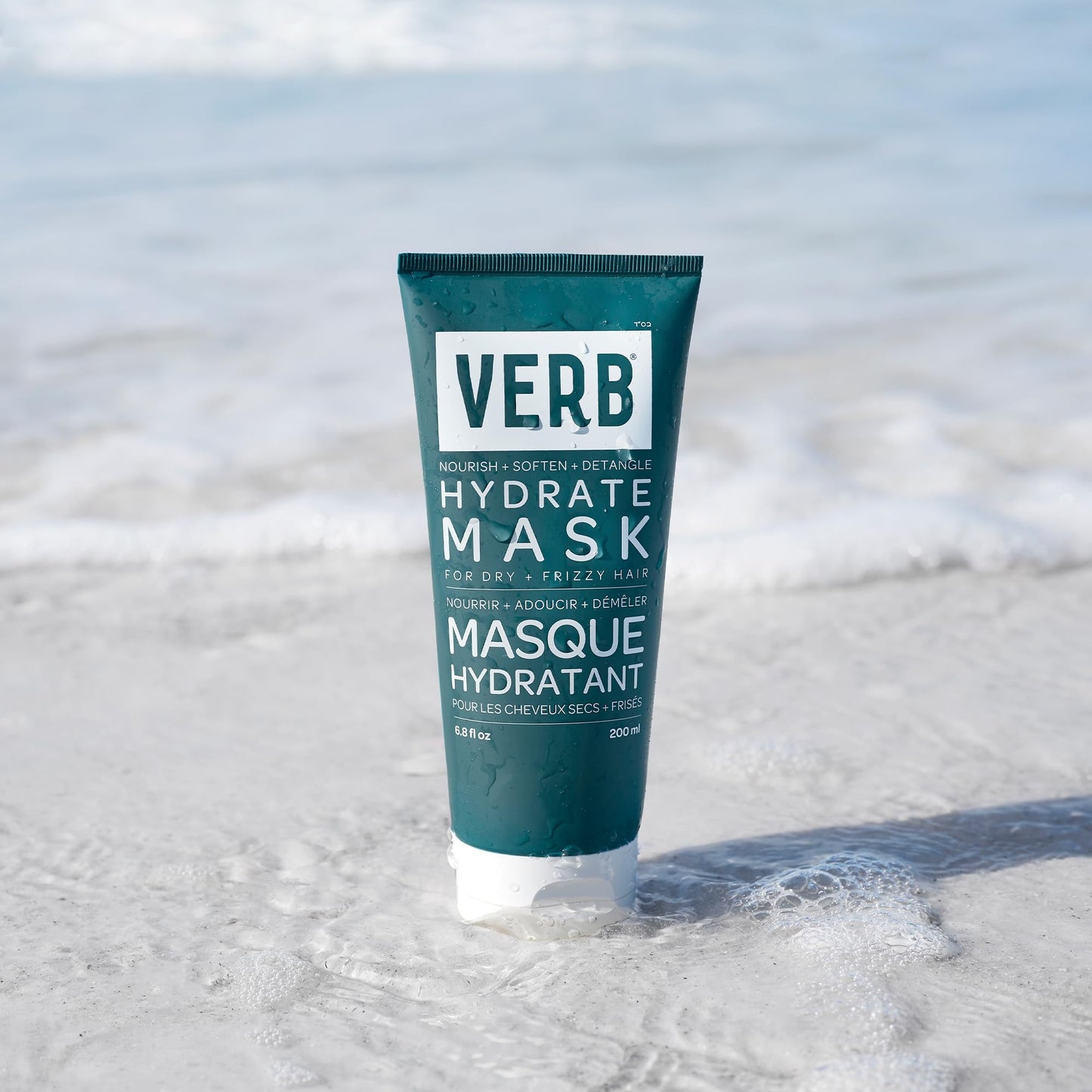 VERB Hydrate Mask, 6.8 fl oz - Intense Moisture for Dry + Frizzy Hair - Smooth + Detangle - Amber + Warm Jasmine Scent