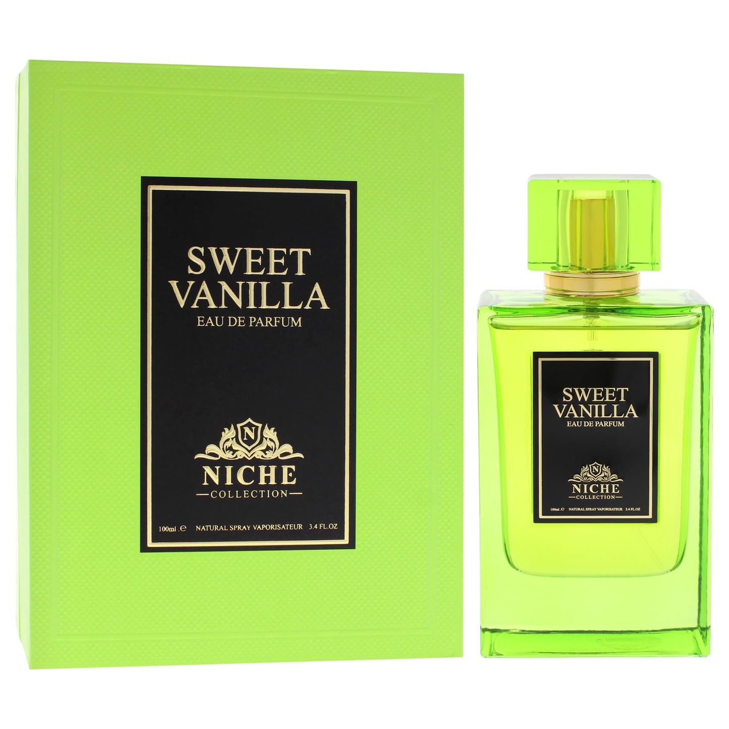 Maison d'Orient SWEET VANILLA Niche Collection Dubai 100 ML (3.4 oz) EDP for Men and Women - Spicy Vanilla Perfume with Bergamot, Pink Pepper, and Vanilla - Long-Lasting Unisex Fragrance