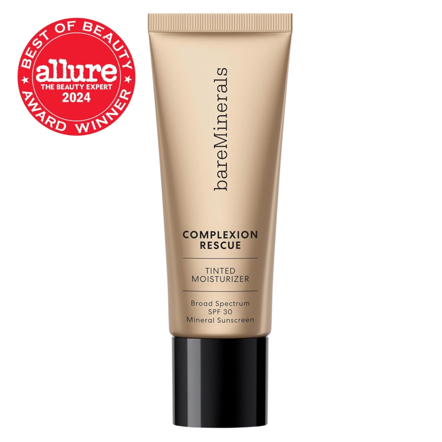 bareMinerals Complexion Rescue Tinted Moisturizer for Face with SPF 30, Full Size, Terra 8.5, Vegan, Cruelty-Free & Dermatologist-Tested