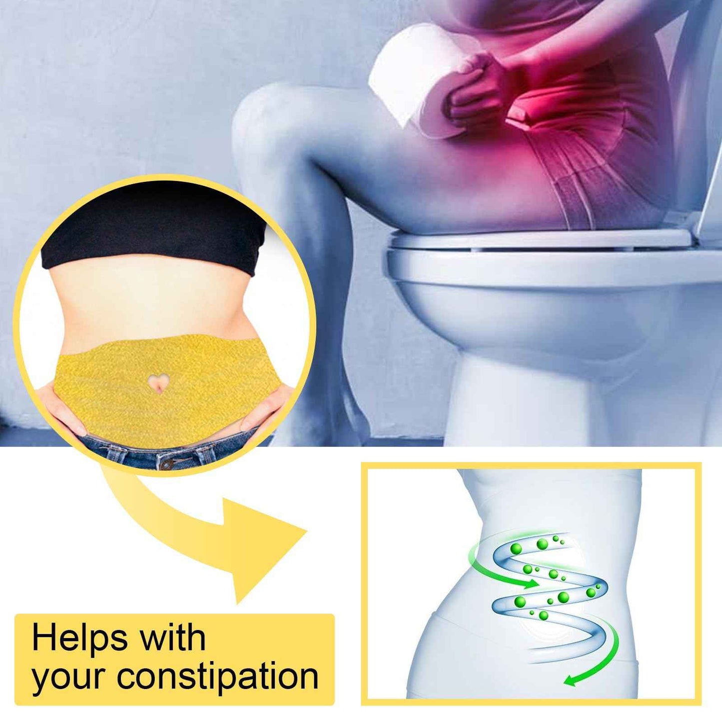 Shape & Tone Ginger Body Wrap - Mess Free - 4 Strips for Targeted Results