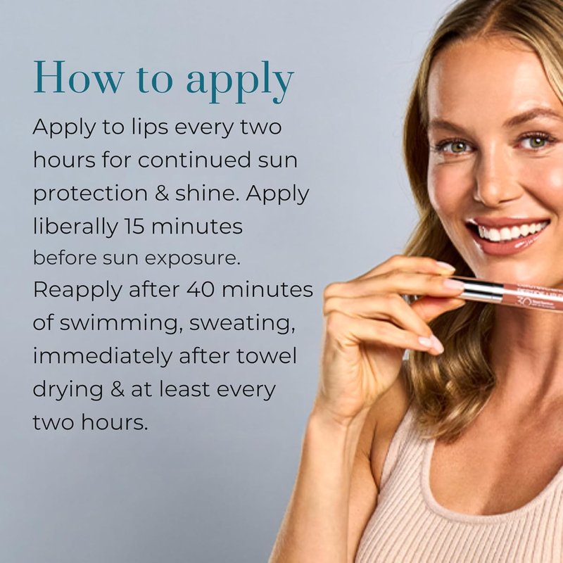 Colorescience Peptide Lip Shine SPF 30 - Hydrating Lip Plumper with Mineral Actives | Buildable Color