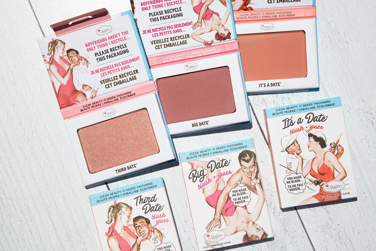 theBalm Clean and Green Powder Blush - Big Date