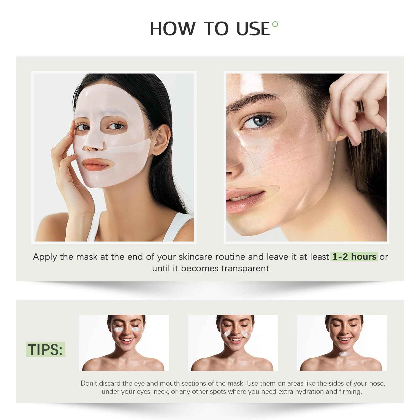 ZMbeauty Collagen Face Mask, Bio-Collagen Mask Overnight for Skin Care, Anti-Wrinkle Facial Sheet Mask with 9 Peptides for Elasticity & Moisturizing, Collagen Night Wrapping Mask