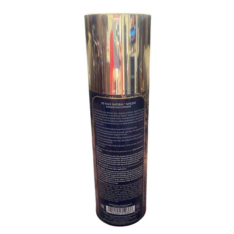 Designer Skin Faux Natural Sunless Tan Extender - 8.5 oz | Hydrating Formula for a Flawless Glow