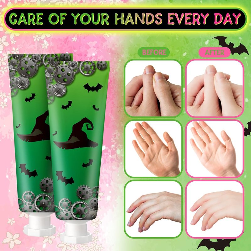 Magic Witch Hand Cream Set - 36 Pcs Hydrating Mini Lotion | Rose Scented Party Favors for Galentine's Day Gift