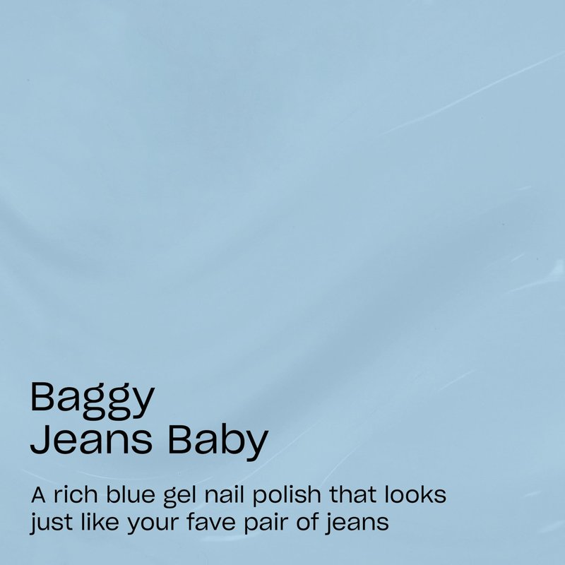 OPI GelColor Baggy Jean Baby | Opaque Cool Blue Gray Crème LED Cure Gel Nail Polish | Salon-Quality Shine, Long-Lasting Wear | 0.5 Fl Oz | What's Your Mani-tude | Fall 2025