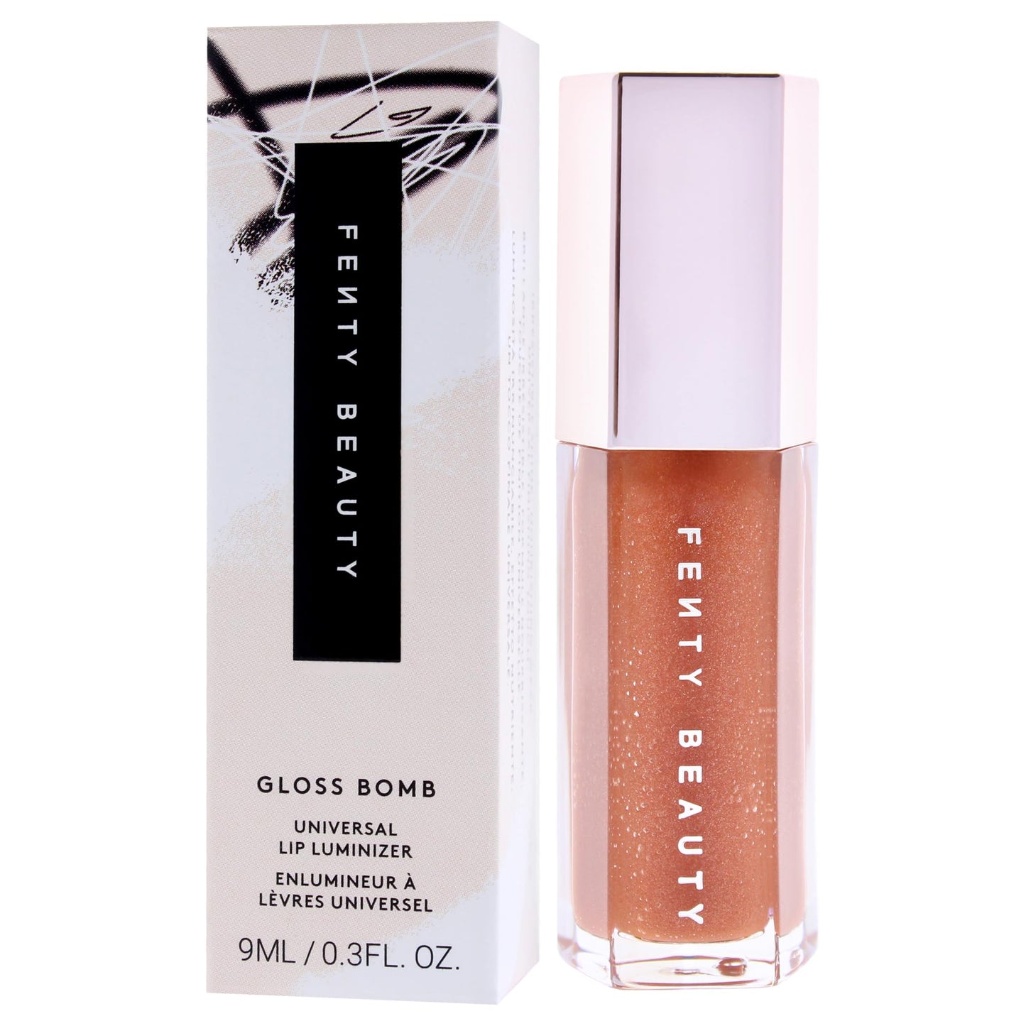 Gloss Bomb Universal Lip Luminizer - 01 Fenty Glow by Fenty Beauty for Women - 0.3 oz Lip Gloss