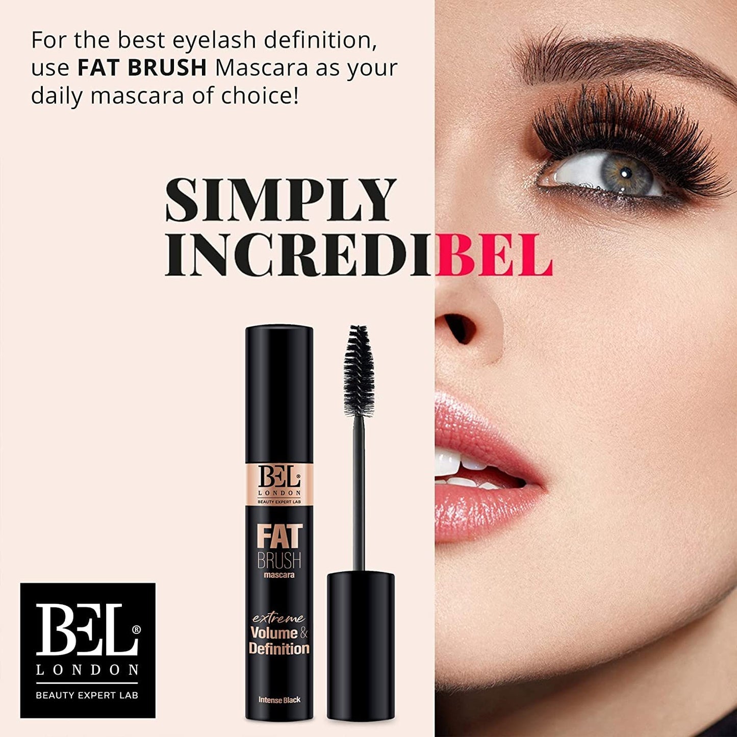 BEL London Fat Brush Mascara Extreme Volume and Definition