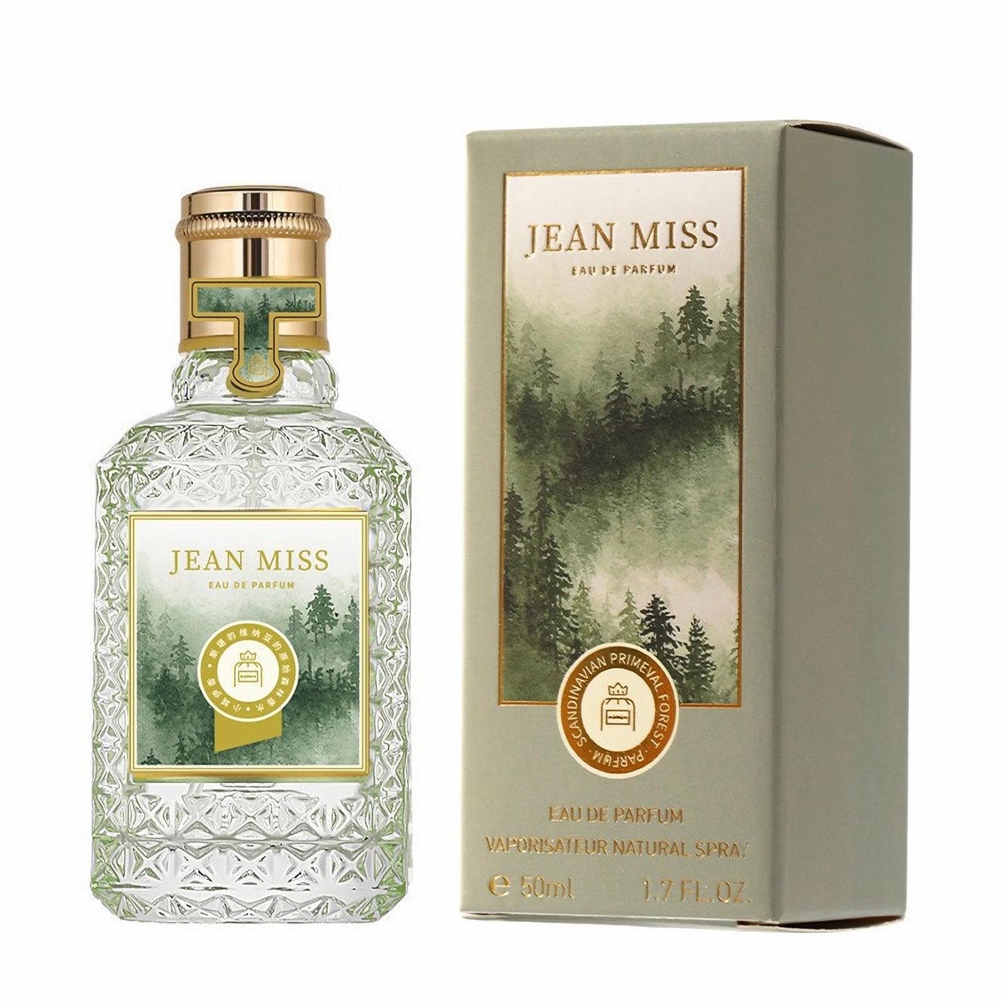 New Cover Floral & Woodsy Perfume for Women – Long-Lasting Eau de Parfum with Citrus, Fig & Moss Notes | Fresh Rainforest Scent, Day-to-Night Fragrance, Giftable Luxury