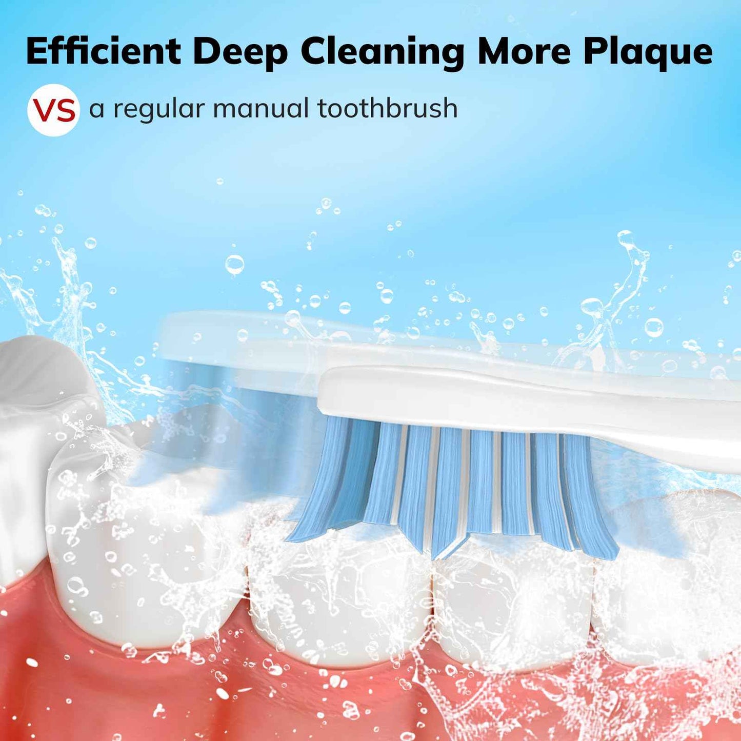 Replacement Toothbrush Heads for Philips Sonicare E-Series Essence Xtreme Elite Advance and CleanCare Screw-On Toothbrush Handles,6 Pack Soft Dupont Bristles Electric Toothbrush Replacement Heads