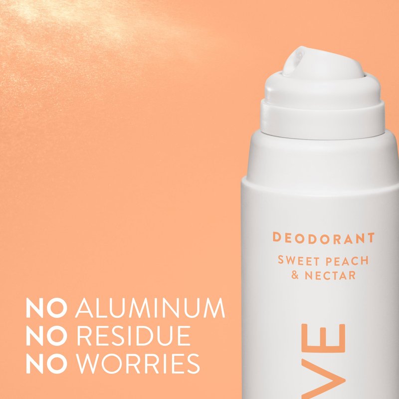 Native Deodorant & Body Spray, Sweet Peach & Nectar, 72-Hour Odor Protection for Underarms & Body, Aluminum Free, Quick Drying, 3.5 oz