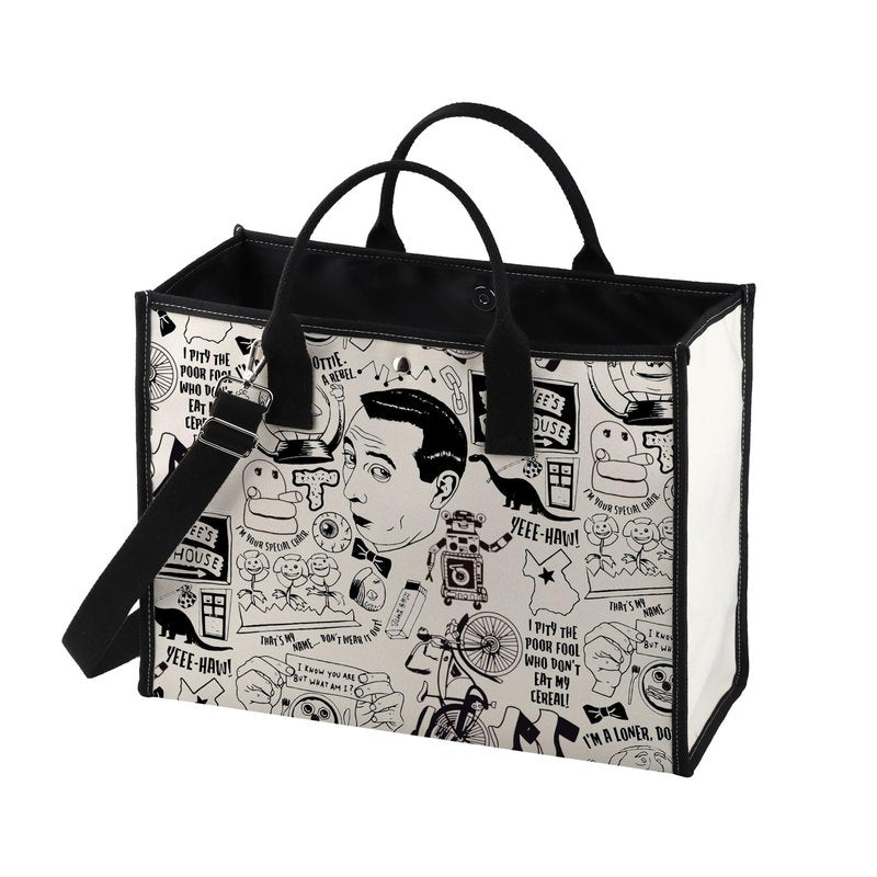 MNIGIU P-ee Herman Playhouse Tote Bag P-ee Herman Fan Gift P-ee Herman Merchandise (PlayTB)