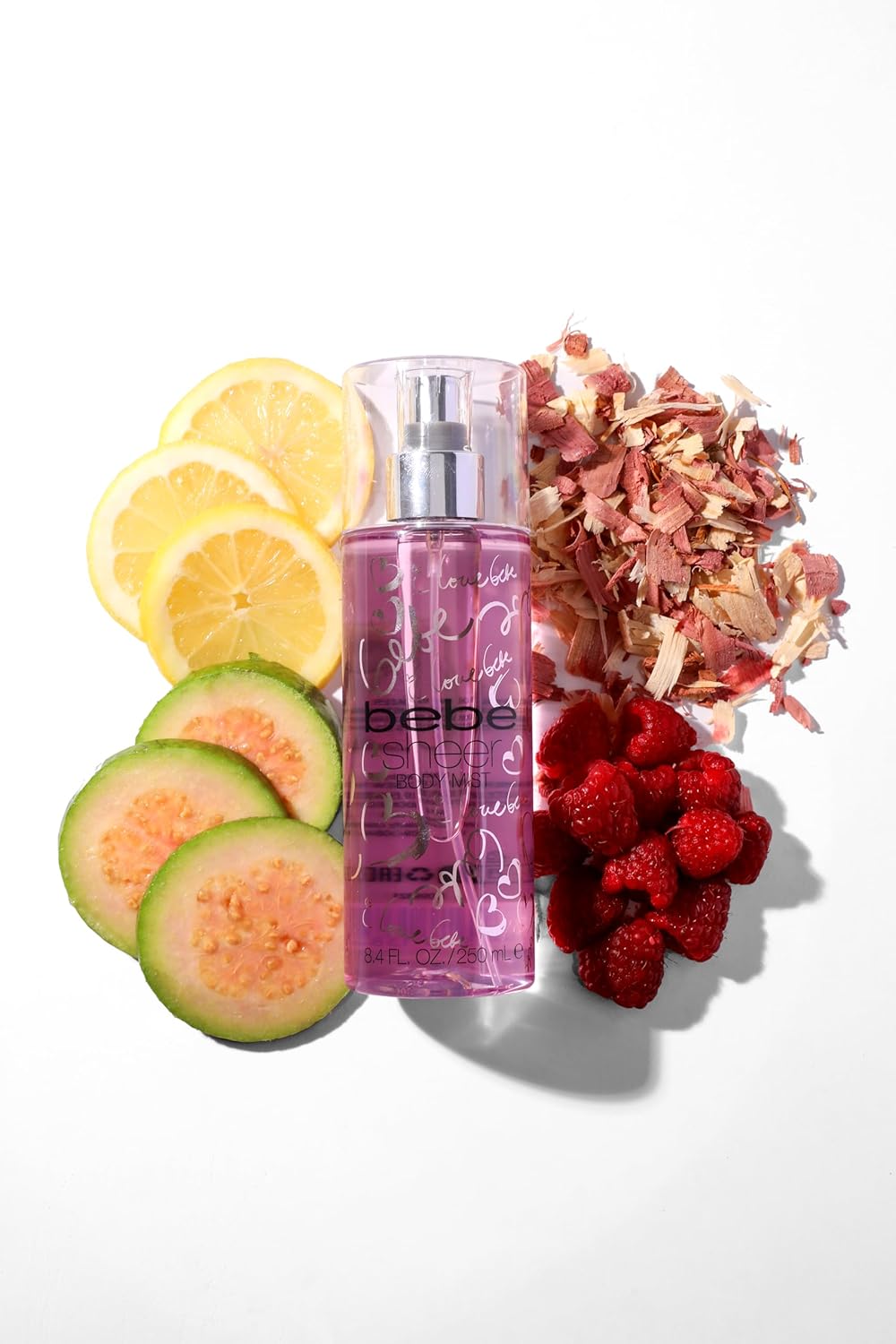 Bebe Sheer Body Mist - Sensual Women's Fragrance with Citrus & Peony | 8.4 oz Pack of 2