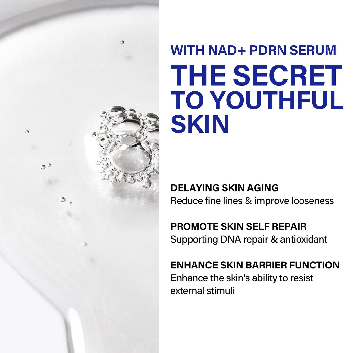 PDRN Serum丨Lifts and firms, Reduces Wrinkles, Deeply Moisturizes丨Peptides, PDRN丨Anti-aging, Improves Dullness