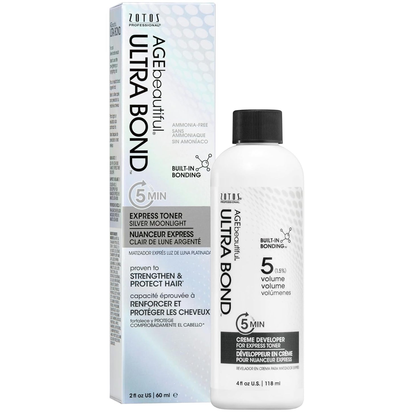 AGE Beautiful Demi Liqui-Creme 5-Minute Express Toner - Enhance Gray Hair, Nourishing Formula for Custom Shades | Ammonia Free