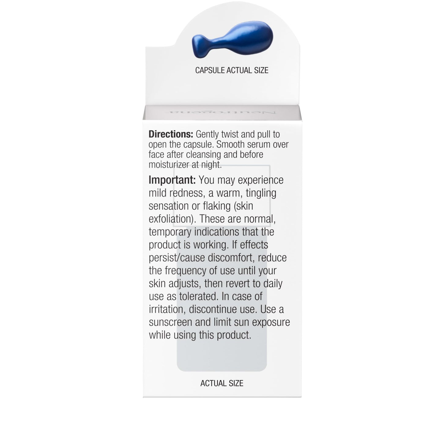 Neutrogena Rapid Wrinkle Repair Retinol Face Serum Capsules, Fragrance-Free Daily Facial Serum with Retinol that fights Fine Lines, Wrinkles, Dullness, Alcohol-Free & Non-Greasy, 7 ct