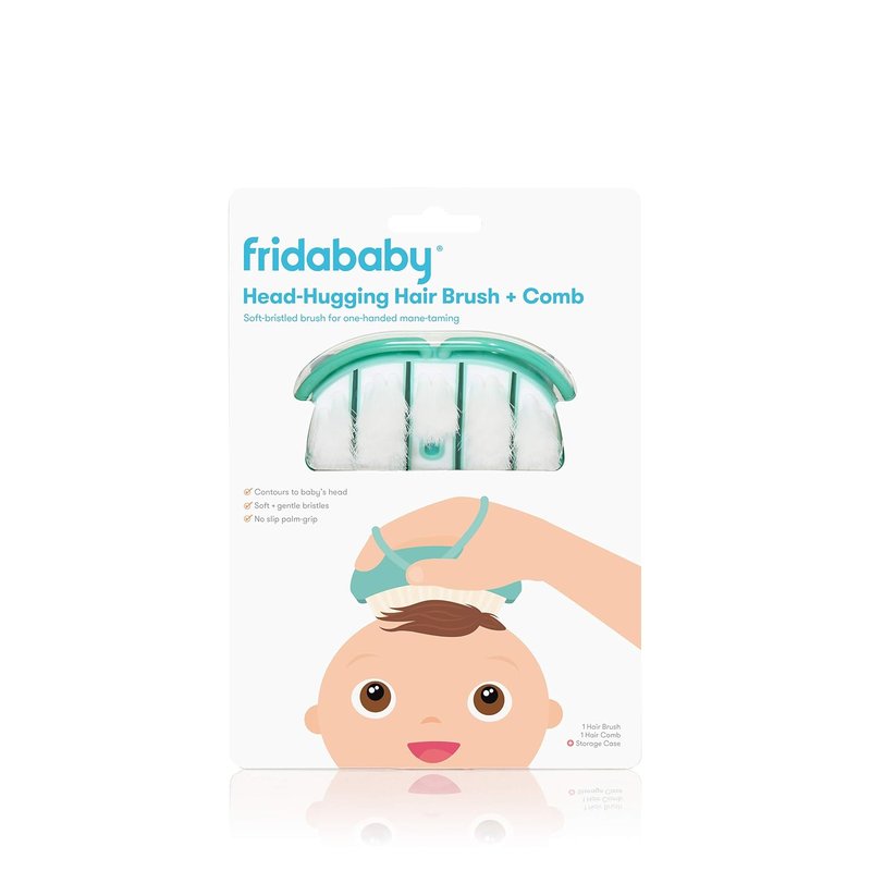 Infant Head-Hugging Hairbrush and Comb Set - Perfect for Newborns and Up