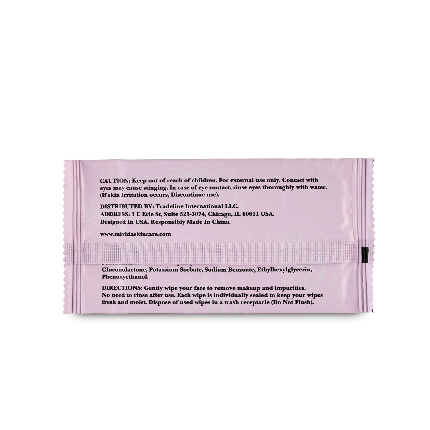 mivida100 Count Hypoallergenic Makeup Remover Wipes Individually Wrapped with Vitamin E | Dermatologist Tested Alcohol-Free, Fragrance-Free face wipes Individully Wrapped