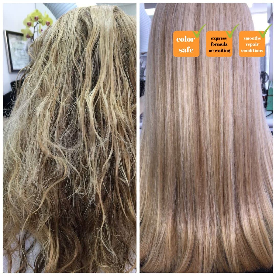 Clarifying Shampoo with Brazilian Keratin Treatment and Intensive Hair Mask KIT Tratamiento de Keratina Alisado 120ml 4fl.oz