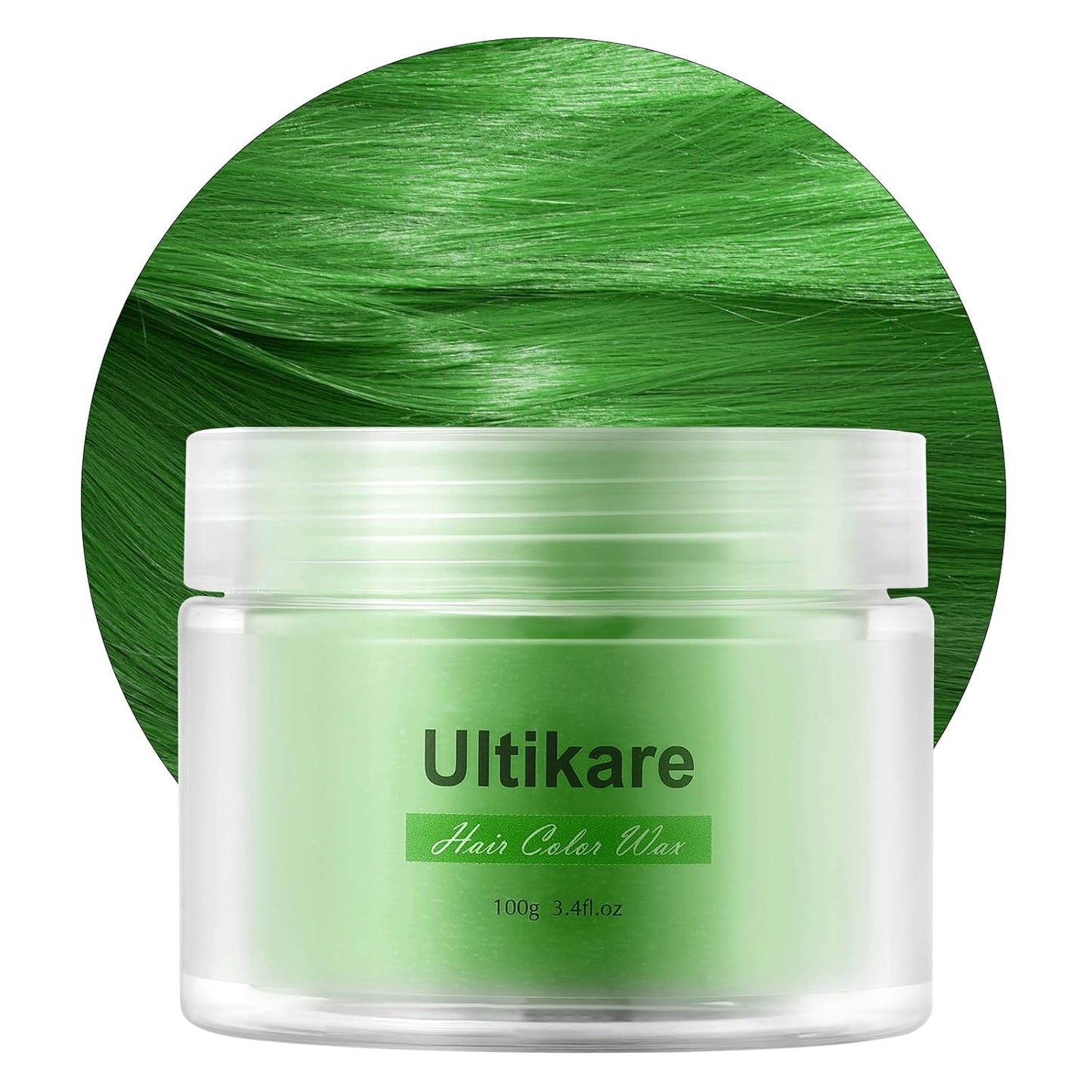 Temporary Hair Color for Kids, Ultikare Orange Hair Dye Washable Natural Hair Wax Color Chalk Mud Cream DIY Hairstyle Clay For Dark Hair Halloween, Cosplay, Party, Christmas Gift Girls 3.4 Fl Oz