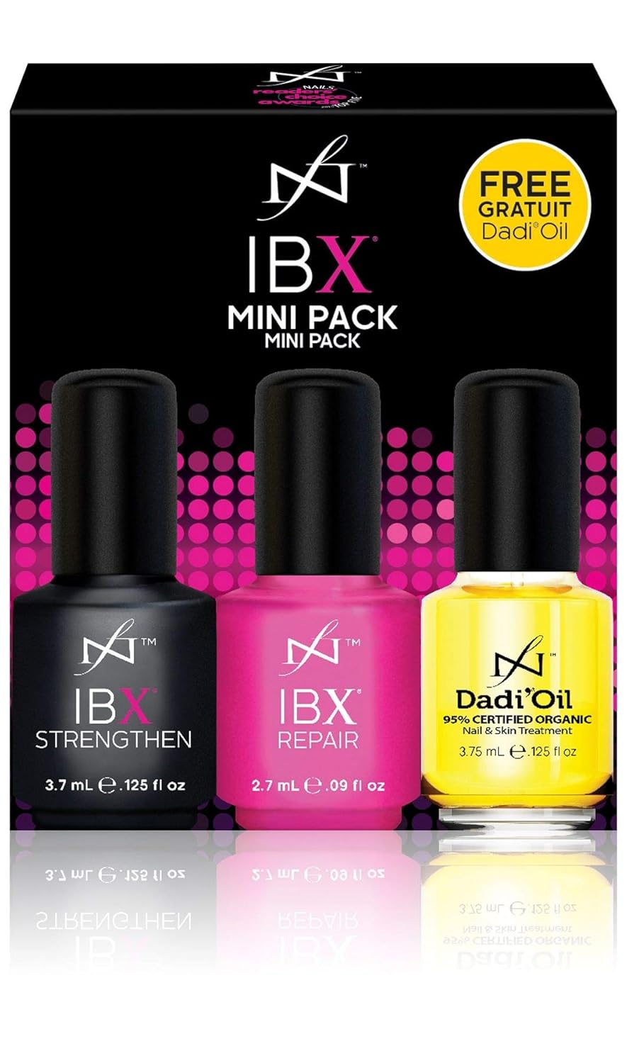 IBX Mini Duo Nail Polish Set - Restorative Dadi Oil for Healthy Nails | Perfect for Nail Care