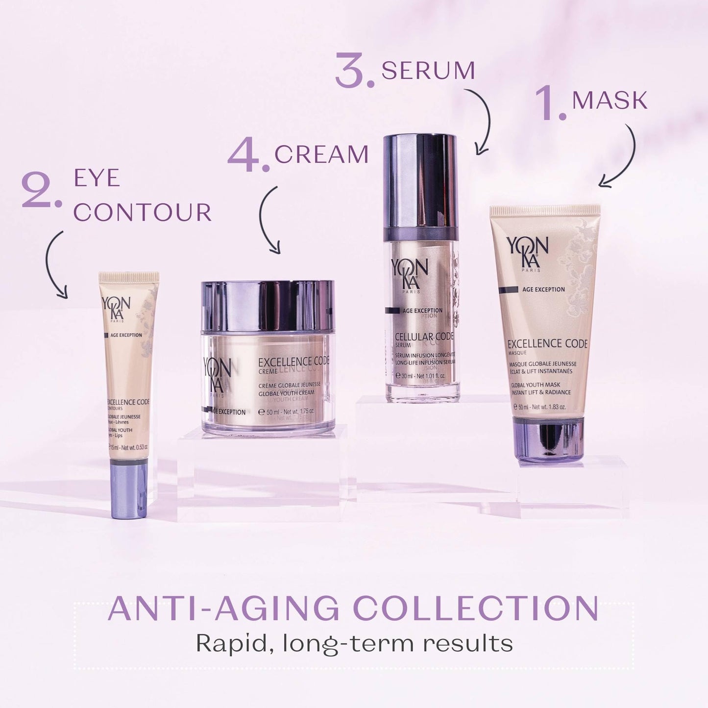 Yonka Excellence Code Masque | Anti-Aging Face Mask and Overnight Sleep Treatment with Hyaluronic Acid | Lift and Firm Skin | Paraben-Free | 1.83 oz